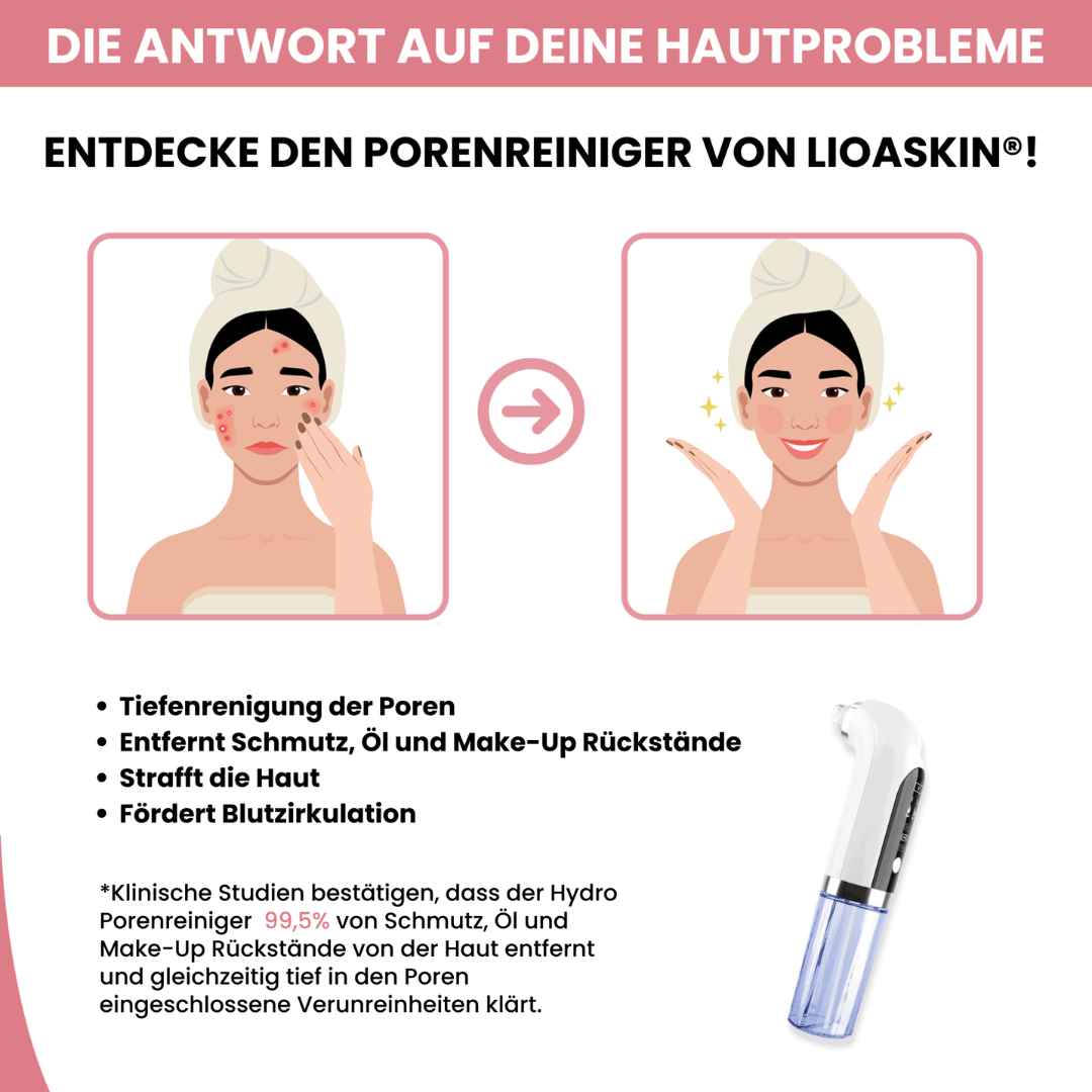 Hydro - Porenreiniger mit verschiedenen Aufsätzen